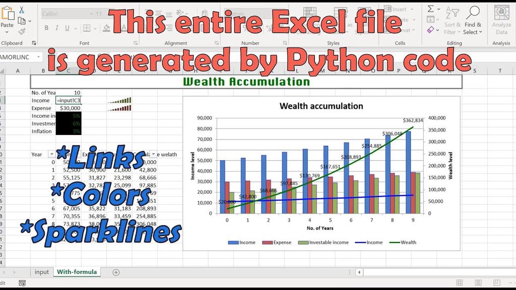 'Video thumbnail for Use Python Xlsxwriter To Create Excel Formulas And Links (Part 2)'