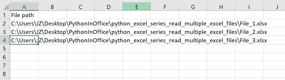 Read multiple Excel files into Python - Python In Office