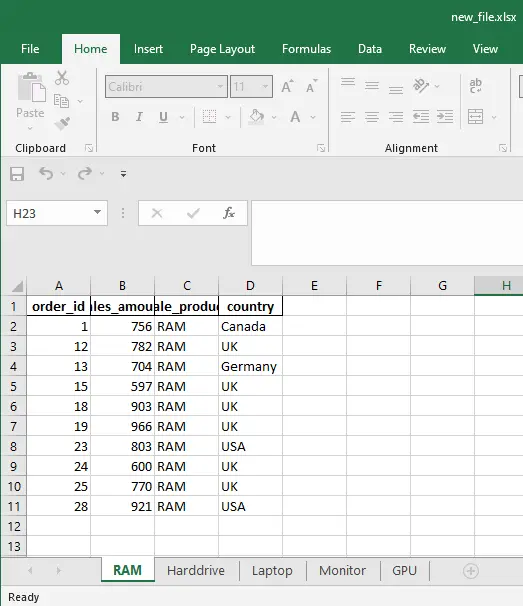 How To Split Excel File Into Multiple Files Using Python