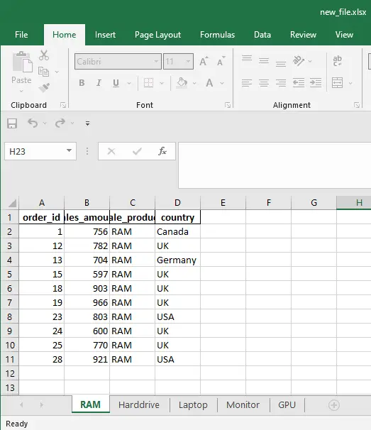 How To Split An Excel File Into Multiple Files Using Python Python In 